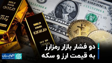 دو فشار بازار رمزارز به قیمت ارز و سکه