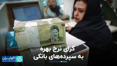 گرای نرخ بهره به سپرده‌های بانکی