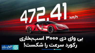 بی وای دی ۳۰۰۰ اسب‌بخاری رکورد سرعت را شکست!