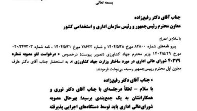 وزارت جهاد کشاورزی ,