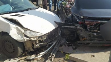 برخورد خاور با 15 خودرو در بلوار سیمون بولیوار تهران