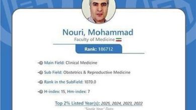 دانشمند ایرانی در فهرست «2 درصد دانشمندان برتر» سال 2025