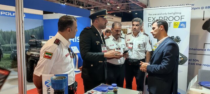 حضور تخصصی آتش‌نشانی اصفهان در نمایشگاه بین‌المللی OFSEC عمان