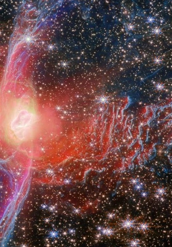 تصاویر تازه تلسکوپ جیمزوب از لحظه مرگ یک ستاره