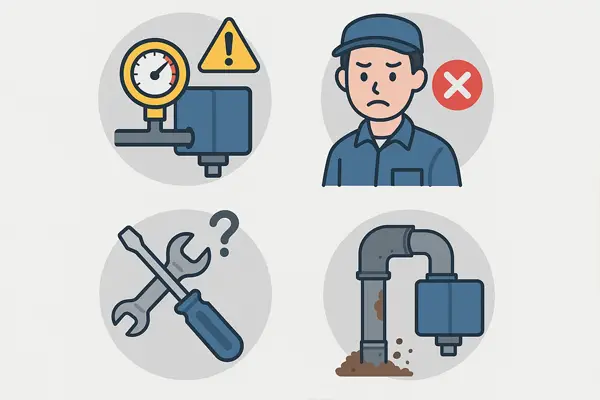 علل اصلی تنظیم نادرست سوئیچ فشار