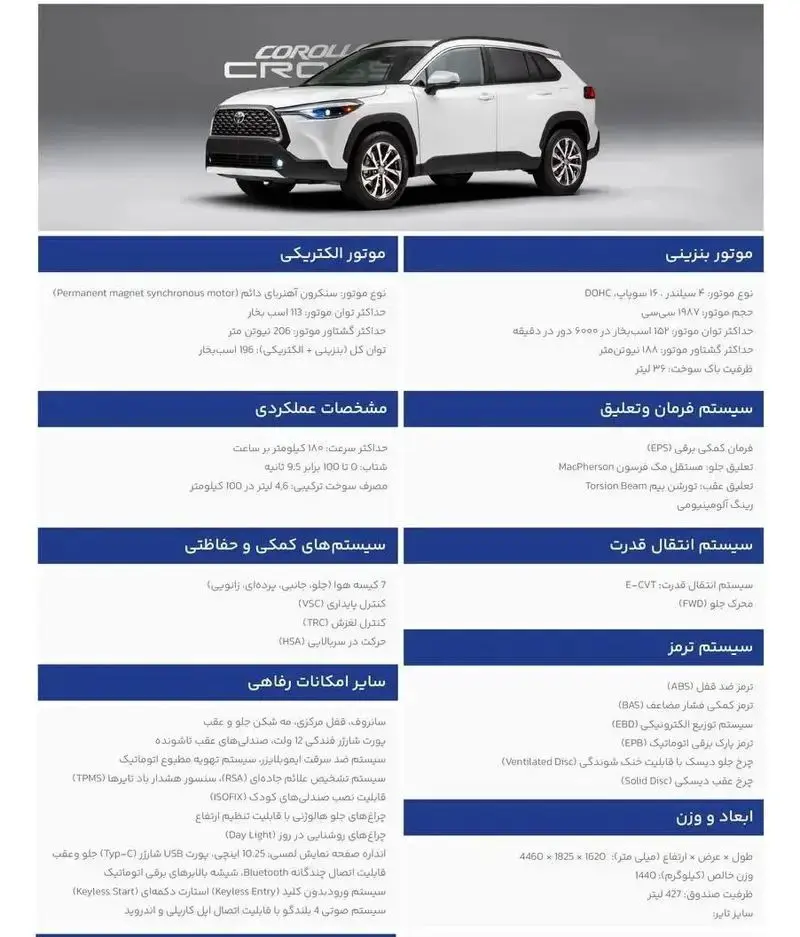 تویوتا کرولا کراس