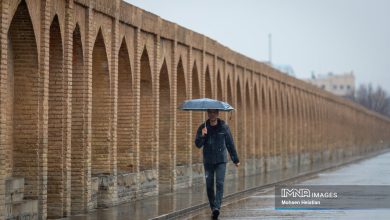 شروع بارندگی در اصفهان ۱۴۰۴ / هشدار نارنجی برای بارش باران و سرما در اصفهان صادر شد