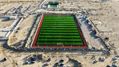 بهره‌برداری از زمین چمن مصنوعی بنیاد علوی در هرمزگان