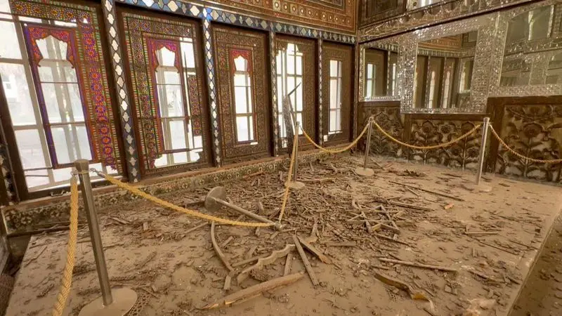 خسارات ناشی از تجاوز رژیم صهیونیستی و آمریکا به مجموعه کاخ گلستان