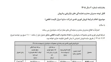 محصولات سایپا