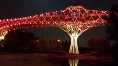 پل طبیعت امشب نارنجی می‌شود