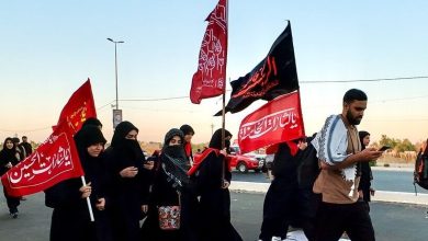 این پرچم‌ها برای یک داغ تازه‌اند؛ «یا لثارات الحسین» در مسیر نجف تا کربلا