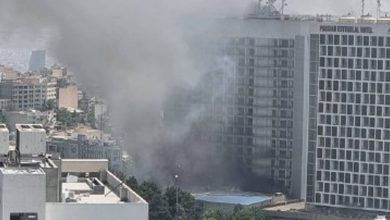 جزئیات آتش‌سوزی در هتل استقلال تهران
