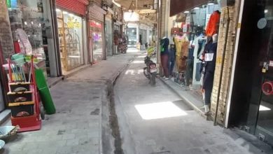 مرمت اضطراری بام بازار تاریخی شاهرود