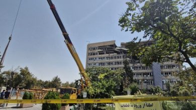 تاورکرین‌ها در حریم کاخ گلستان دوباره قد علم کردند