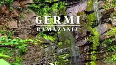 فیلم از زیبایی گرمی آبشار رمضانلو