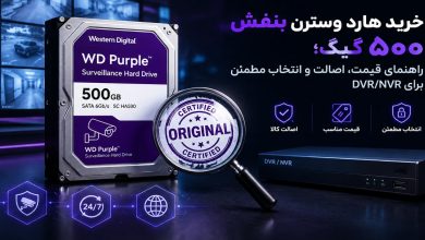 خرید هارد وسترن بنفش 500 گیگ