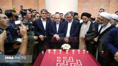 افتتاح بارگاه شمس تبریزی با حضور وزیر میراث فرهنگی در شهر خوی