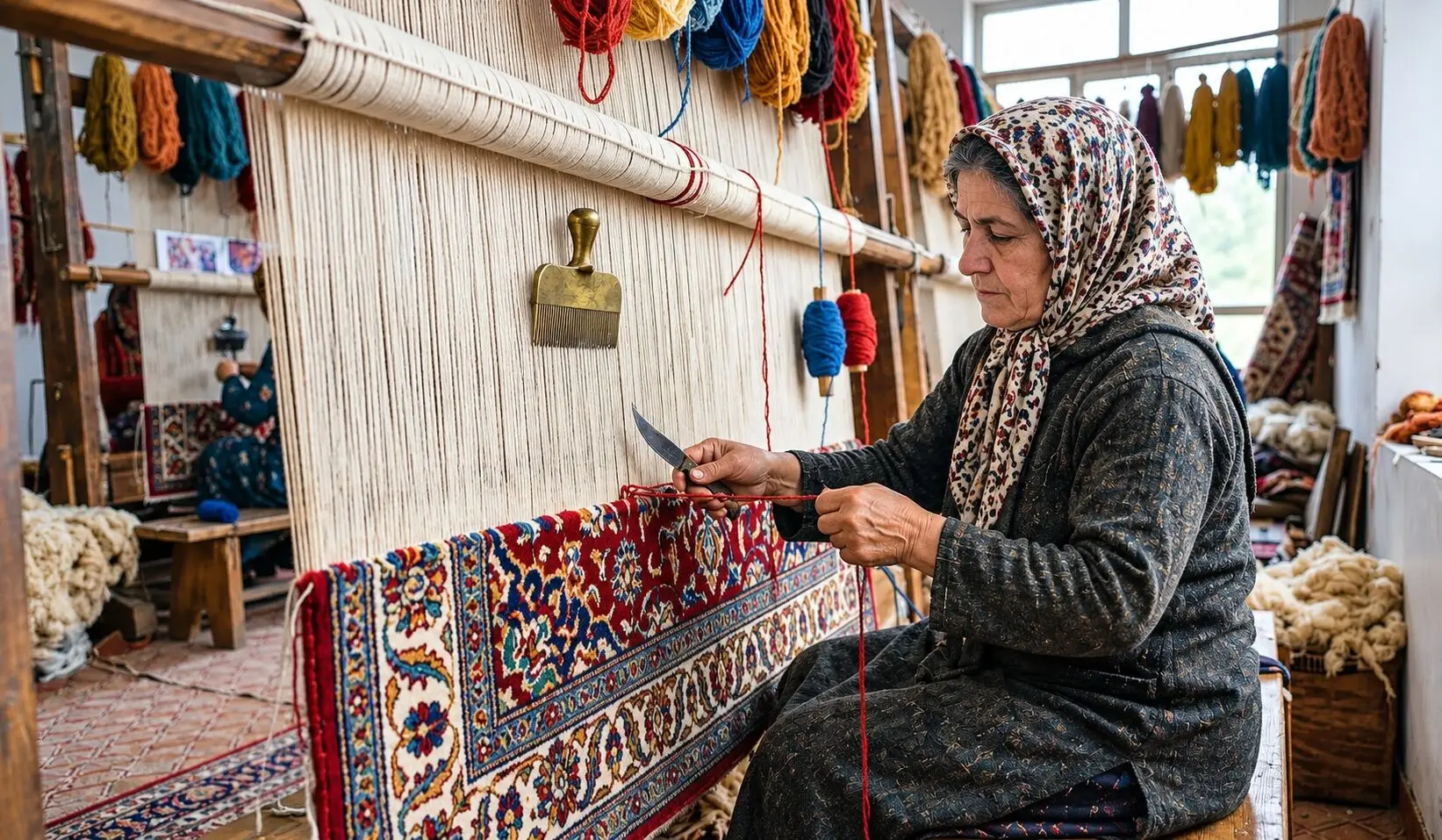 سقوط ۹۸ درصدی صادرات فرش ایران؛ از ۲ میلیارد دلار به ۴۲ میلیون دلار