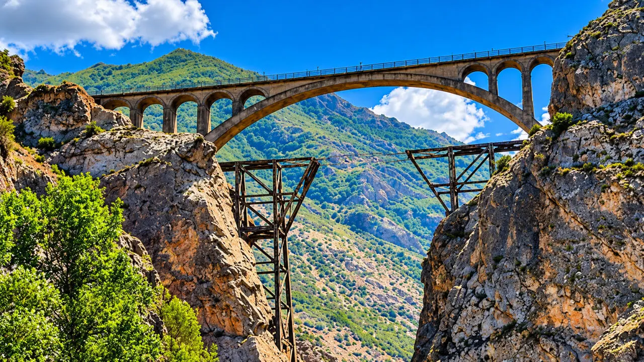 پل ورسک ؛ یکی از عجیب‌ترین پل‌های جهان و شاهکار مهندسی ۹۰ ساله